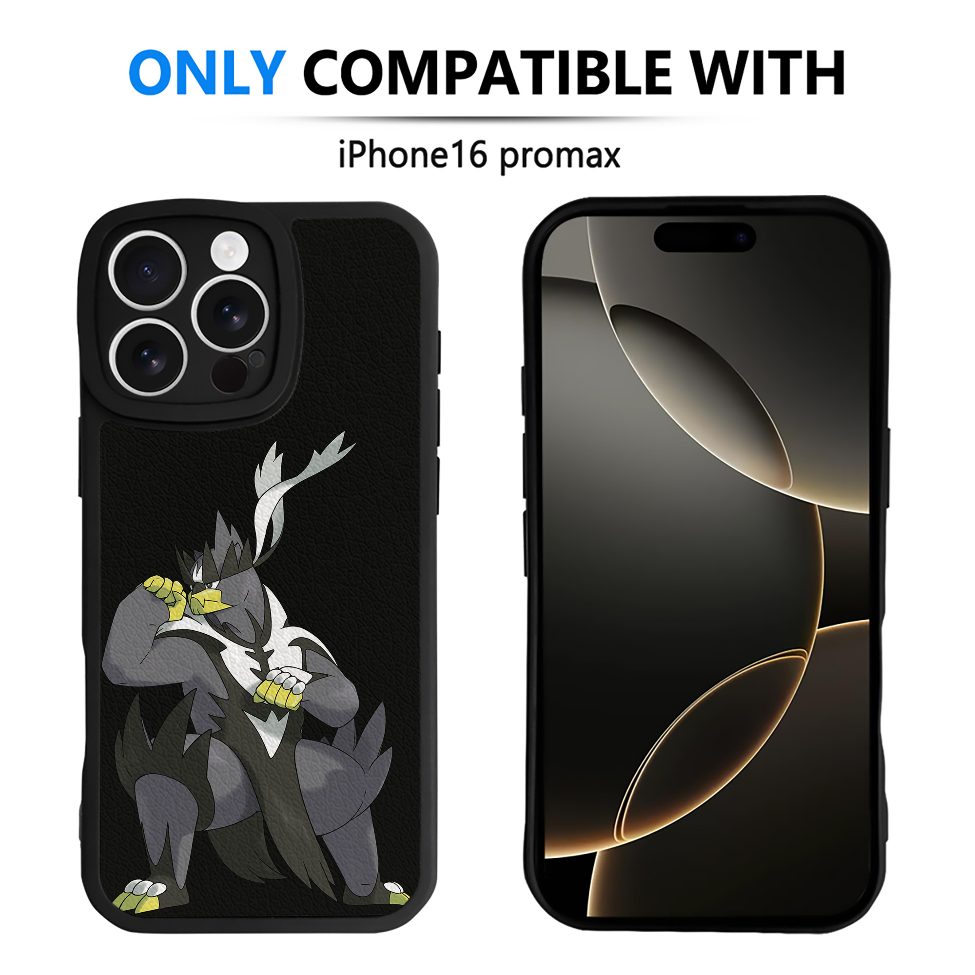 （画像用） ポケットモンスター Pokémon 【iPhone 16シリーズ対応】シリコンスマホケース（レザー調） 材質：シリコン